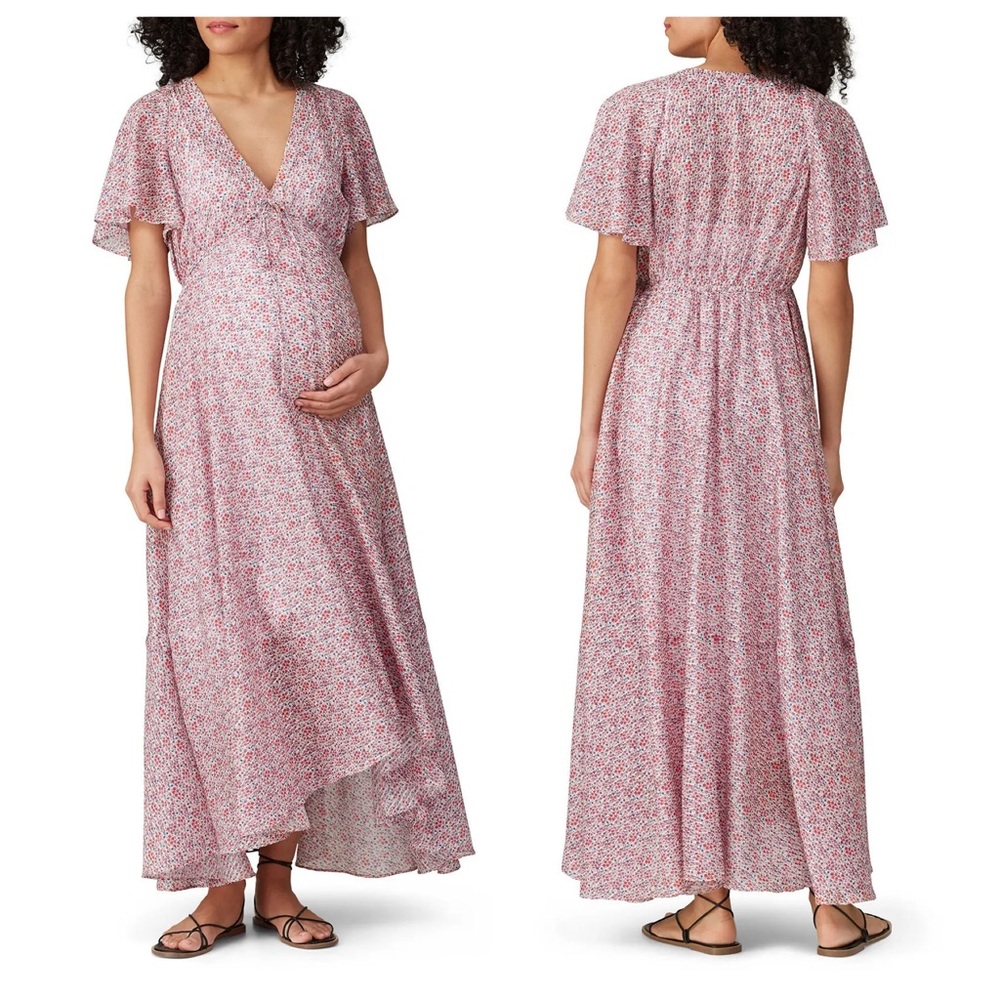 Hatch Blush Floral Maxi Dress